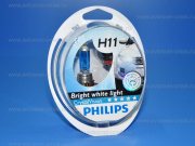 ��������� 12V H11 55W 4300K CRYSTAL VISION (2+2 �-�) 12362CVSM Philips