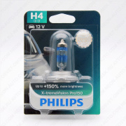 ��������� 12V H4 60/55W+150% X-TREME VISION PRO (��) 12342XVP Philips