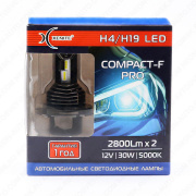   12V H4 30W 2800Lm 5000K Compact-F PRO Xenite