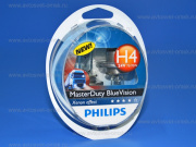  24V H4 75/70W Master Duty Blue Vision (-) 13342MDBV Philips