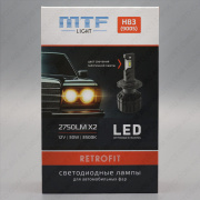 ��������� ������������ 12V HB3 RETROFIT 3500K RTB3K4 MTF