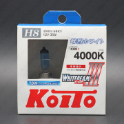 ��������� 12V H8 35W (70W) 4000K WHITEBEAM III (�-�) P0758W Koito