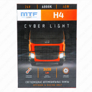��������� ������������ 24V H4 CYBER LIGHT 6000K DP04K6 MTF