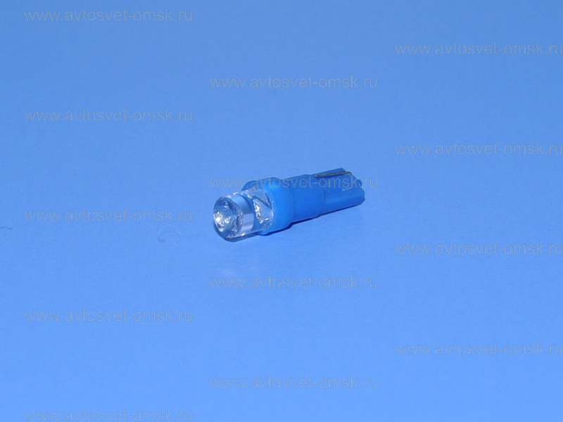 ��������� ������������ 12V T5 BLUE 1LED ���