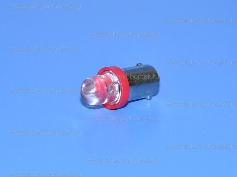��������� ������������ 24V BA9s RED 1LED-L UU