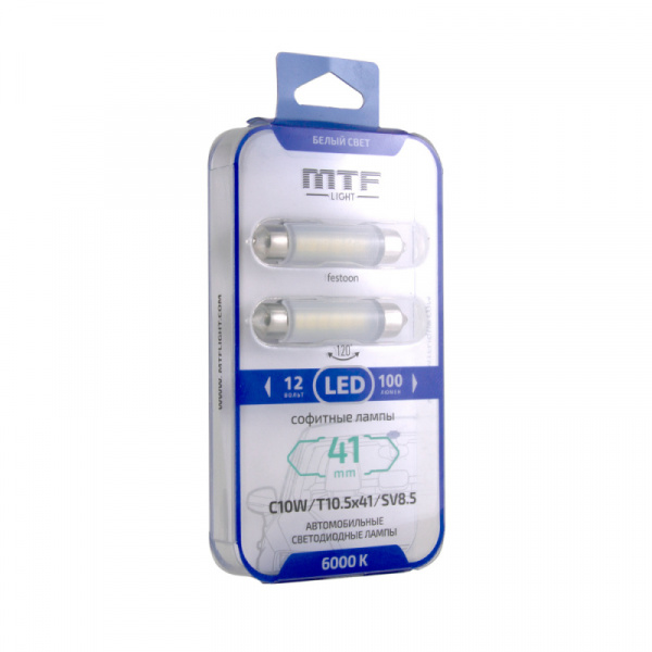 ��������� ������������ 12V �41 WHITE 5000K 6SMD T41M5PT MTF