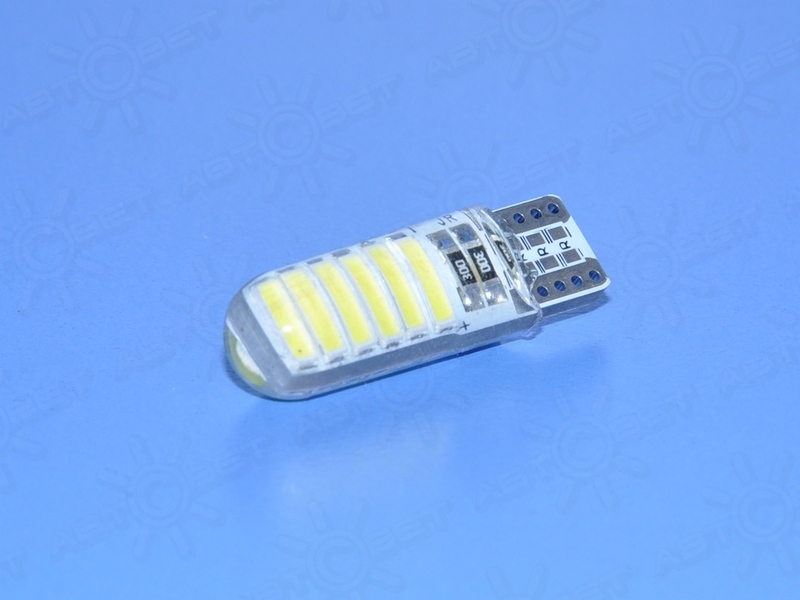 ��������� ������������ 12V T10 WHITE 12SMD 7020 Crystal UU