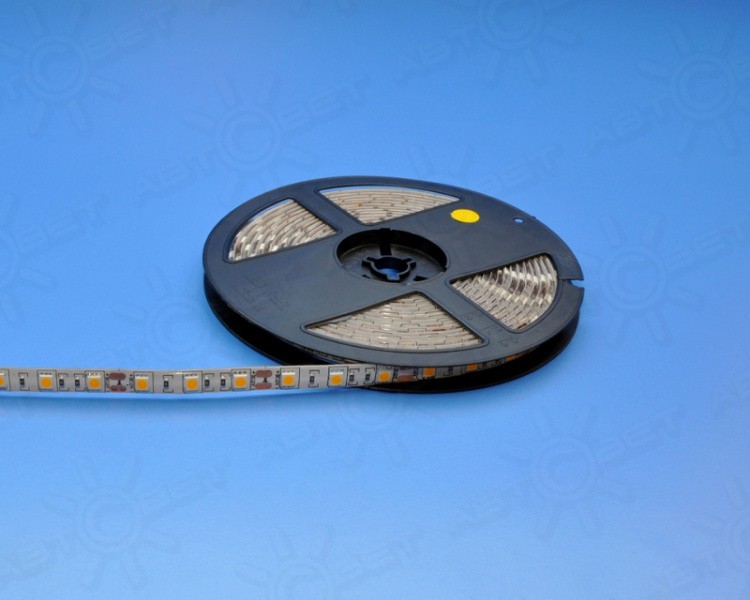 ������������ ����� 12V YELLOW (5050) 300SMD 5m (20sm) ����� ������ IP65 NTS
