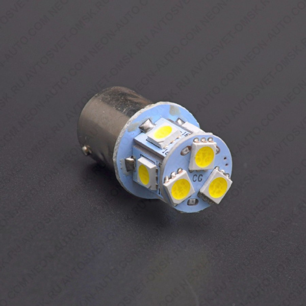 ��������� ������������ 12V P21W WHITE 8SMD 5050 ���