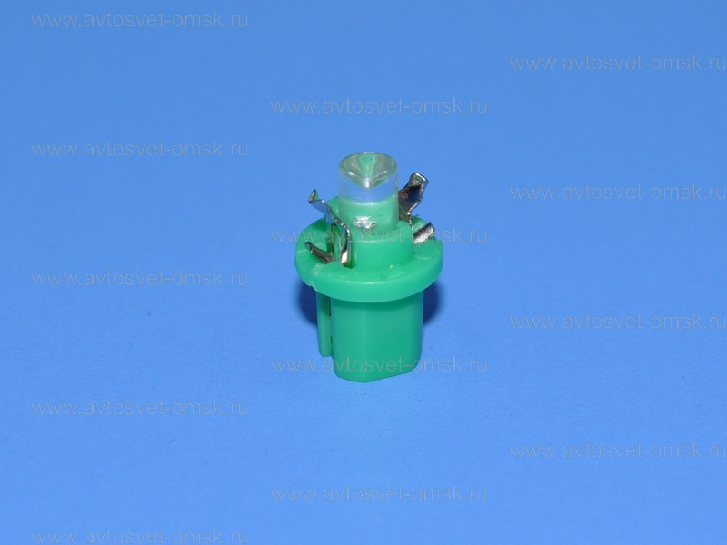 ��������� ������������ 12V �� B8.5 GREEN 1LED ���