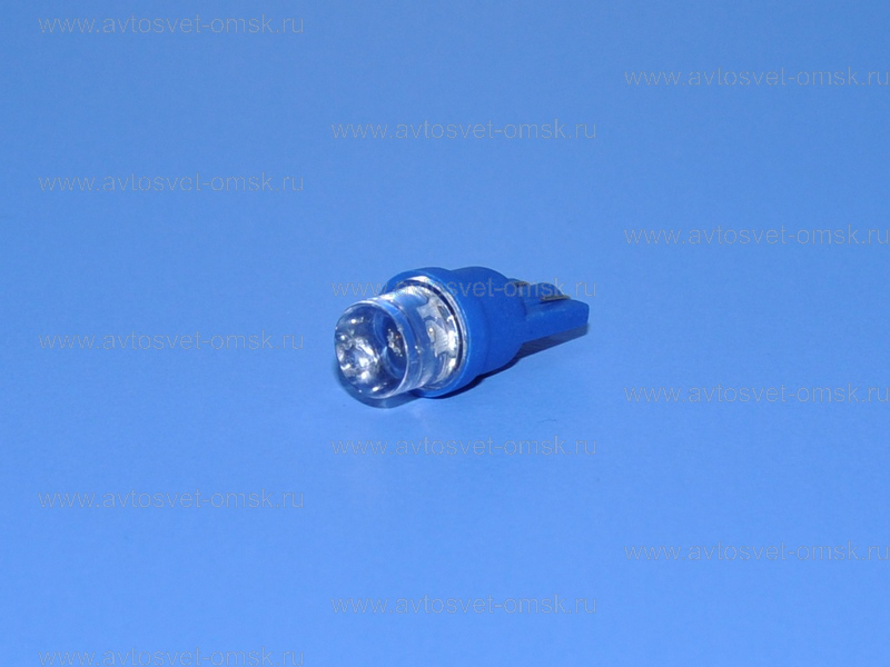 ��������� ������������ 12V T10 BLUE 1LED UU