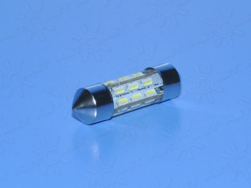��������� ������������ 12V �31 WHITE 24SMD 3014 Crystal ���