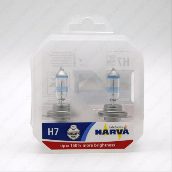 ��������� 12V H7 55W+150% RANGE POWER (�-�) 48071 Narva
