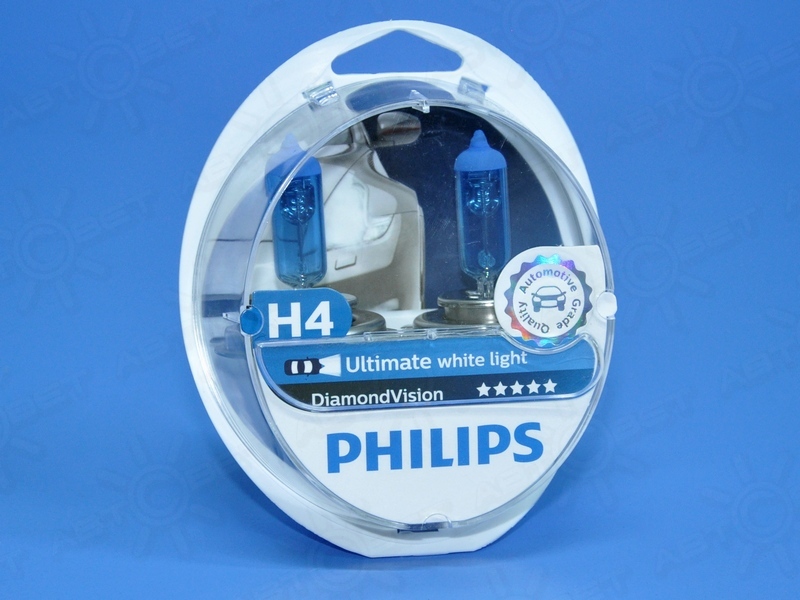 ��������� 12V H4 60/55W 5000K DIAMOND VISION (�-�) 12342DV Philips