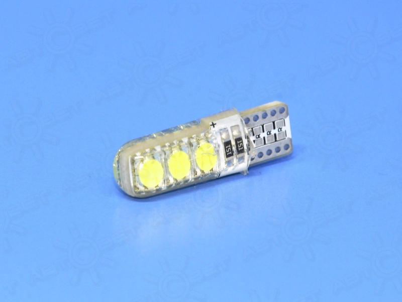 ��������� ������������ 12V T10 WHITE 6SMD 5050 Crystal HP ���