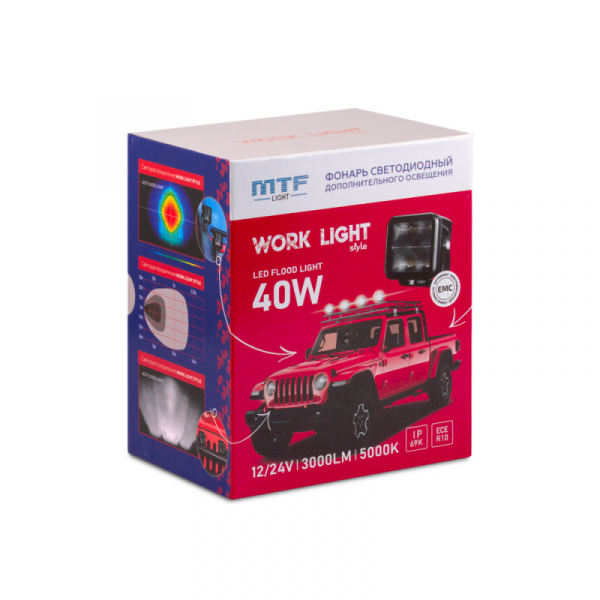���� ������������ ������� 12-24V 40W 4SMD STYLE 3000Lm WH40S MTF