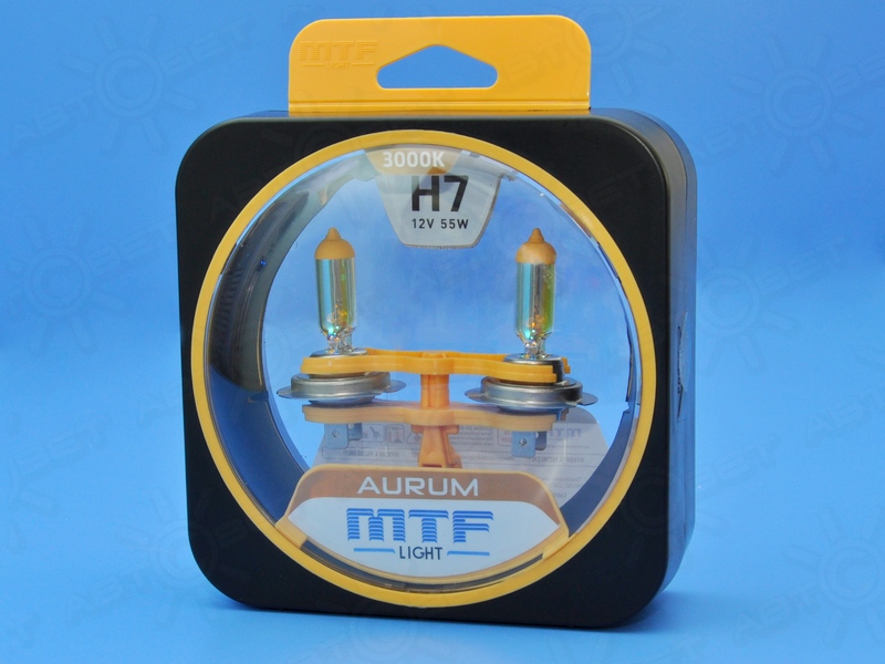 ��������� 12V H7 55W 3000K AURUM (�-�) HAU1207 MTF