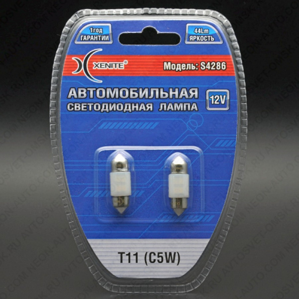 ��������� ������������ 12V �28 WHITE 4SMD 2835 S4286 Xenite