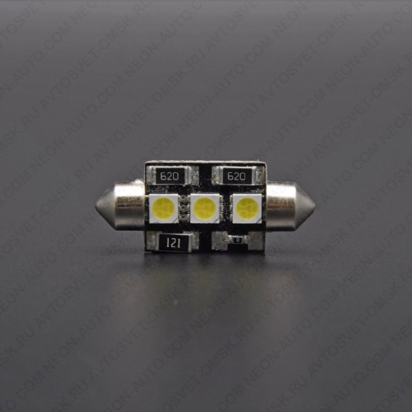 ��������� ������������ 12V �39 WHITE 3SMD 5050 (���) RCF