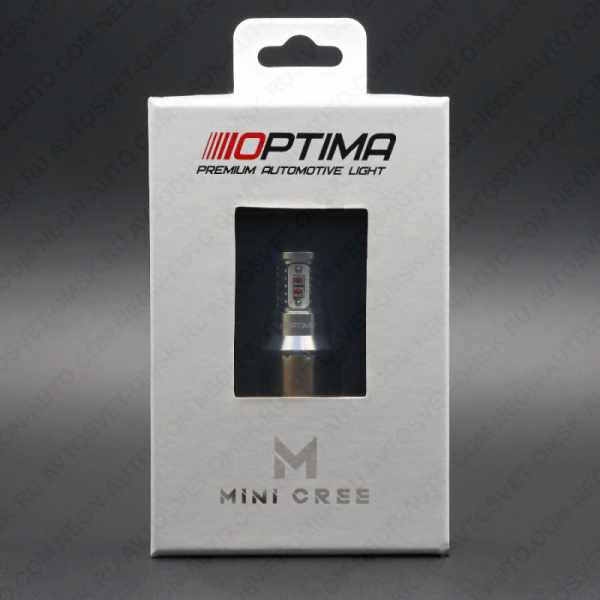 ��������� ������������ 12-24V P21W RED 10CREE CanBus Optima
