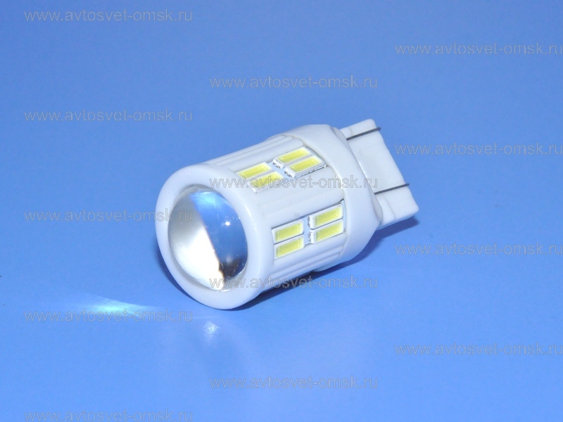 ��������� ������������ 12V W21/5W WHITE 28SMD 7020 Ceramic UU