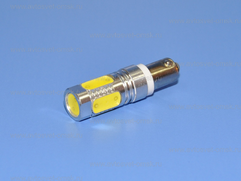 ��������� ������������ 12V BA9 7.5W WHITE MEGA-P 5SMD CRL