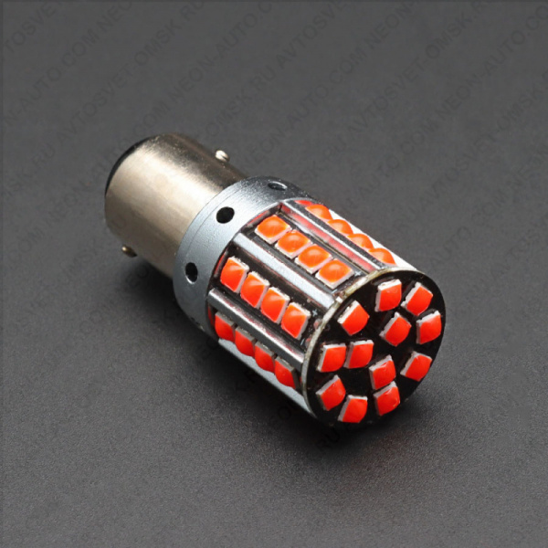 ��������� ������������ ��� ���� �������� 12-24V P21W RED 54SMD 3030 NTS