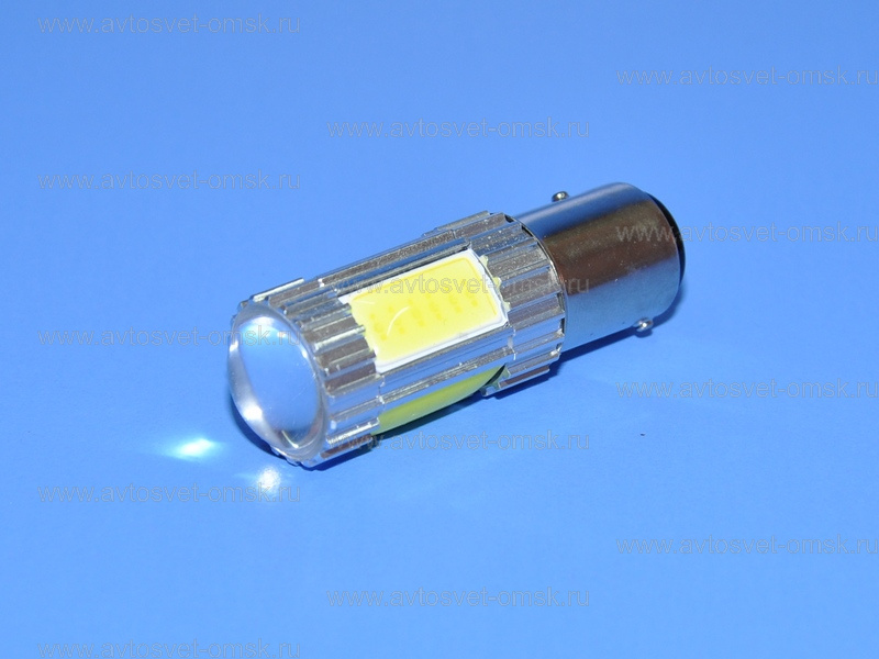 ��������� ������������ 12V P21/5W 17W WHITE 4COB+1CREE-L CRL