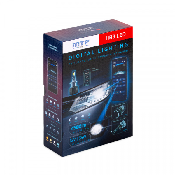 ��������� ������������ 12V HB3 Digital Lighting 3000-7000K ��� SMB3K5 MTF