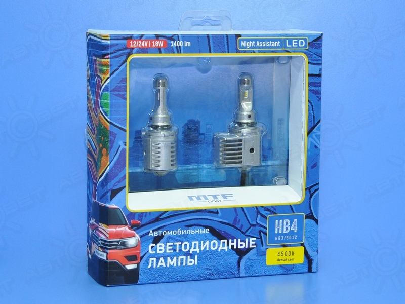 ��������� ������������ 12-24V HB3/HB4/H10 NIGHT ASSISTANT 4500K MTF