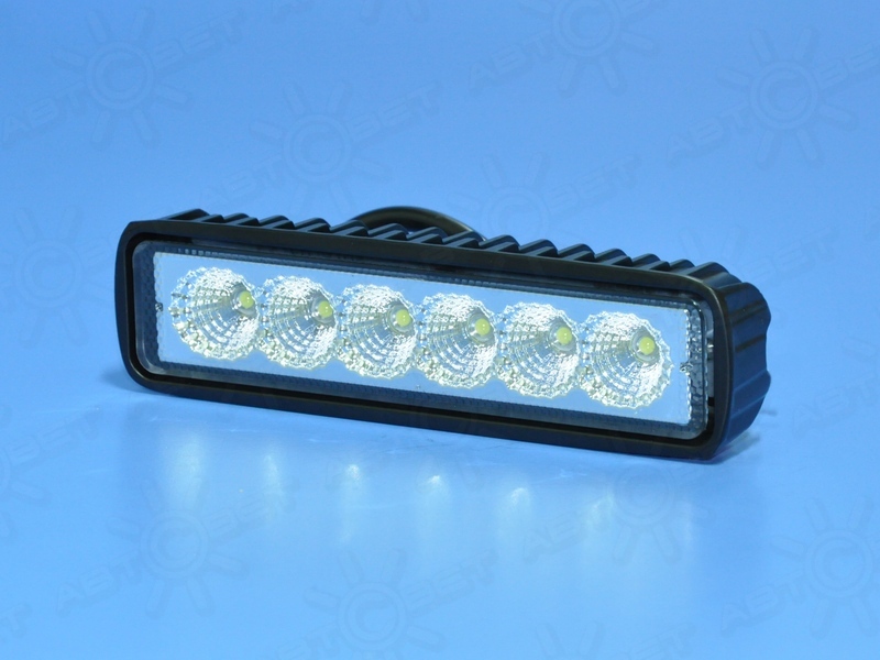 ���� ������������ ������� 12-24V 18W 6CREE W106F-DR