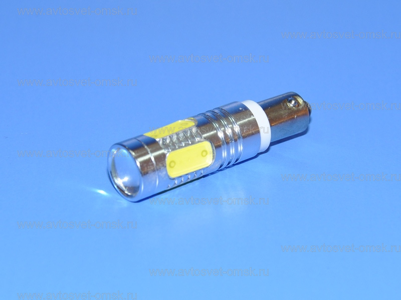 ��������� ������������ 12V BA9 7.5W WHITE MEGA-PL 5SMD CRL