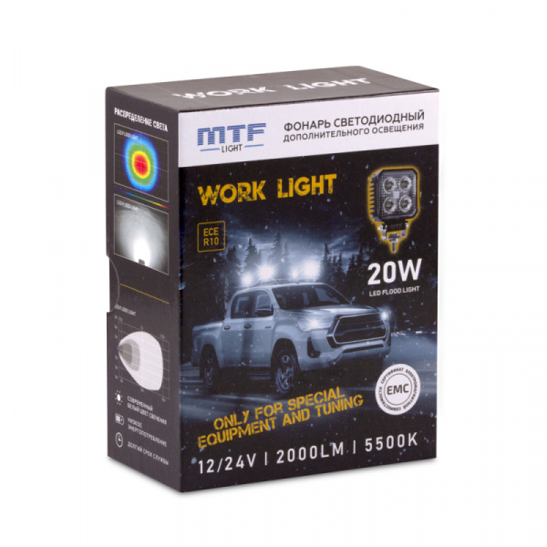 ���� ������������ ������� 12-24V 20W 4SMD 2000Lm CL32K6S MTF