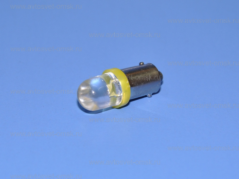 ��������� ������������ 12V BA9s YELLOW 1LED-L UU