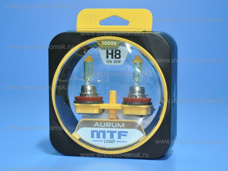 ��������� 12V H8 35W 3000K AURUM (�-�) HAU1208 MTF