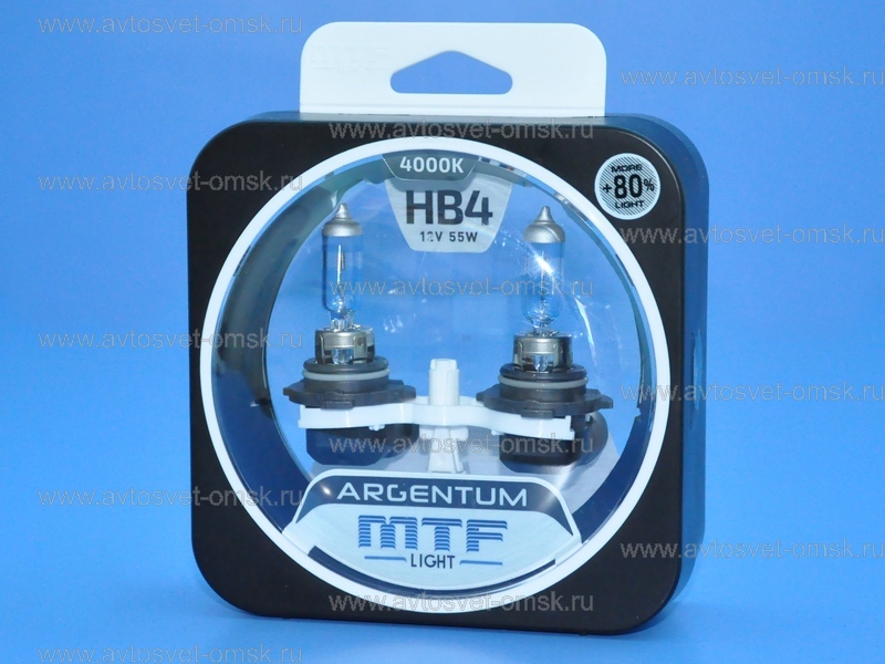 ��������� 12V HB4 55W 4000K ARGENTUM+80% (�-�) H8A12B4 MTF