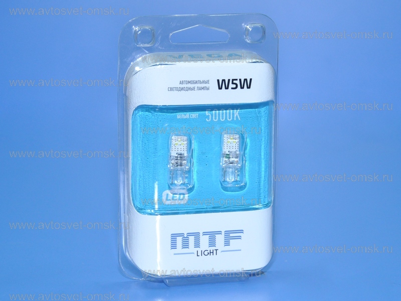 ��������� ������������ 12V T10 WHITE 5000K VEGA 6SMD W5W50GA MTF