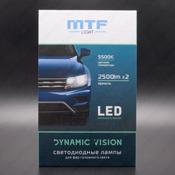 ��������� ������������ 12V H4 DYNAMIC VISION 5500K DV04K5 MTF