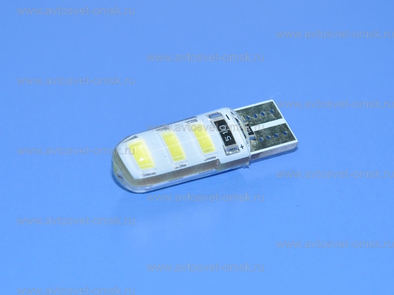 ��������� ������������ 12V T10 WHITE 6SMD 5730 Crystal UU