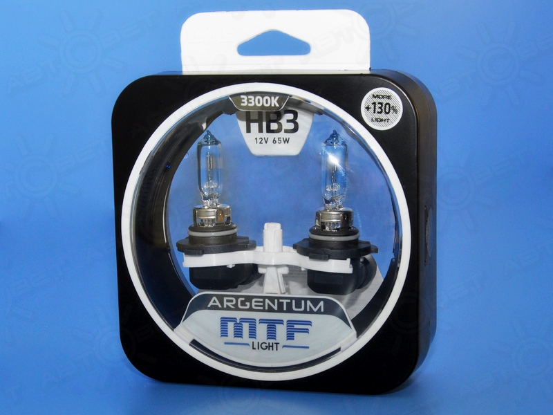 ��������� 12V HB3 65W 3300K ARGENTUM+130% (�-�) H3A12B3 MTF