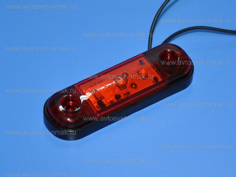 ������ ���������� 12/24V ������� 3LED slim 014.3731-06 ����