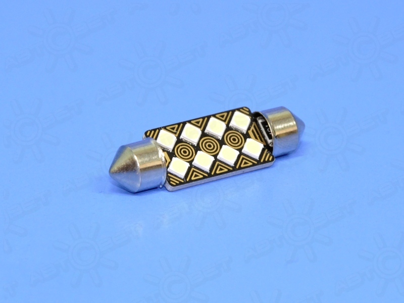 ��������� ������������ 12V �39 WHITE 8SMD 3030 CanBus UU