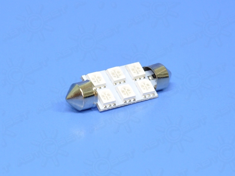 ��������� ������������ 24V �39 BLUE 6SMD 5050 UU
