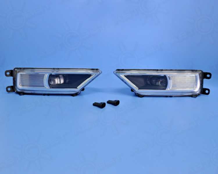 ���� ��������������� LED 12V VW Tiguan-II Chrome FL10TG MTF