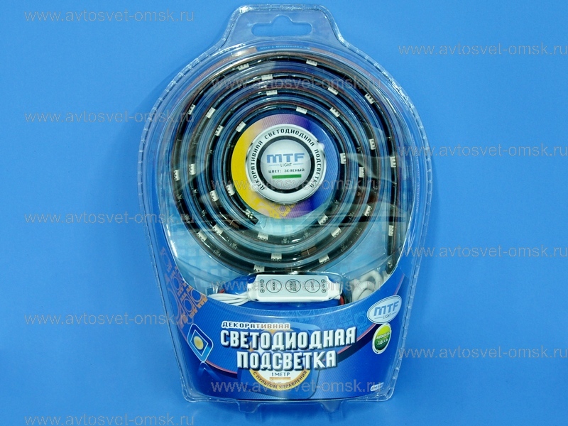 ����� ������������ ����� 12V GREEN (5050) 30SMD 1m ������ ������ IP65 1X2A305BG MTF